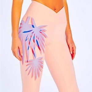 Wildfox crystal rose leggings
